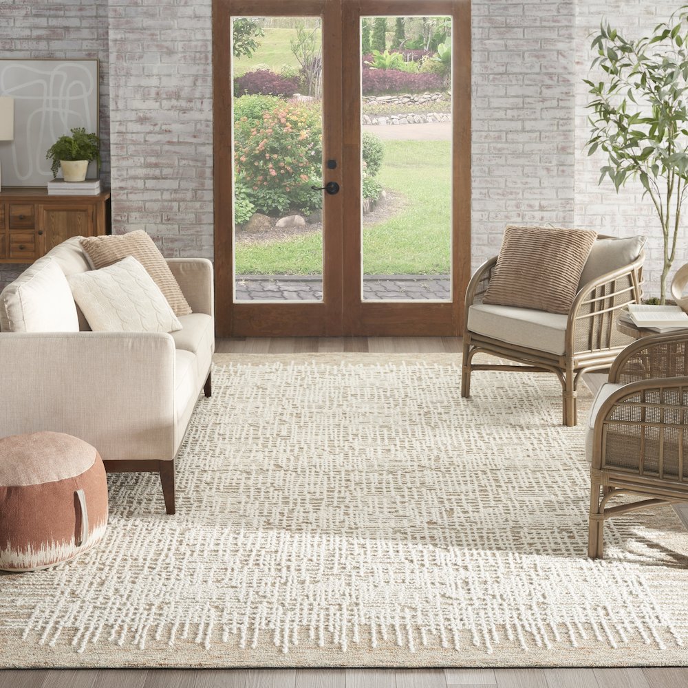 Rustic Rectangle Area Rug, 8' x 12'. Picture 9