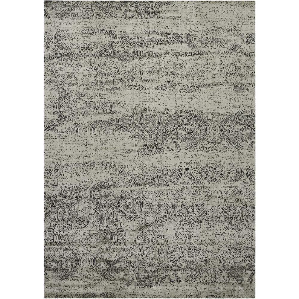 Luminance Area Rug, Ivory/Black, 5'3" x 7'5". Picture 1
