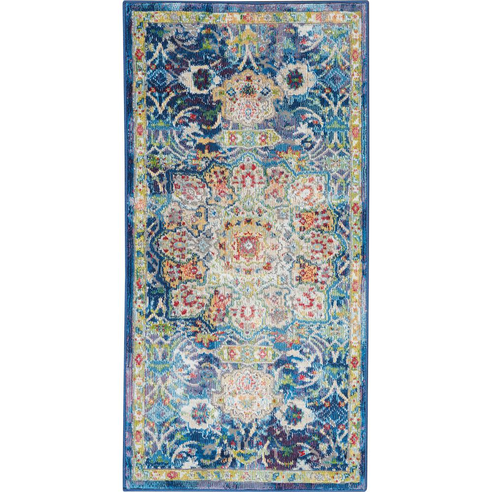 Vintage Rectangle Area Rug, 2' x 4'. Picture 1