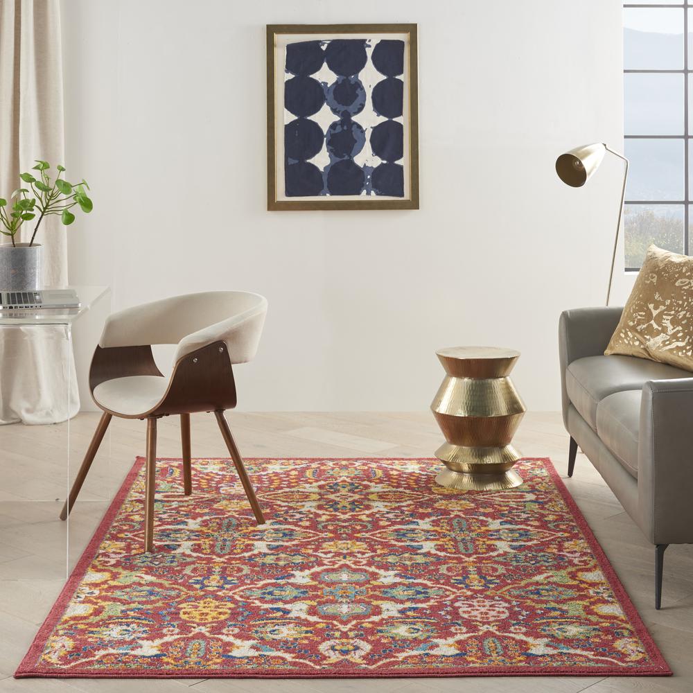 Bohemian Rectangle Area Rug, 5' x 7'. Picture 10