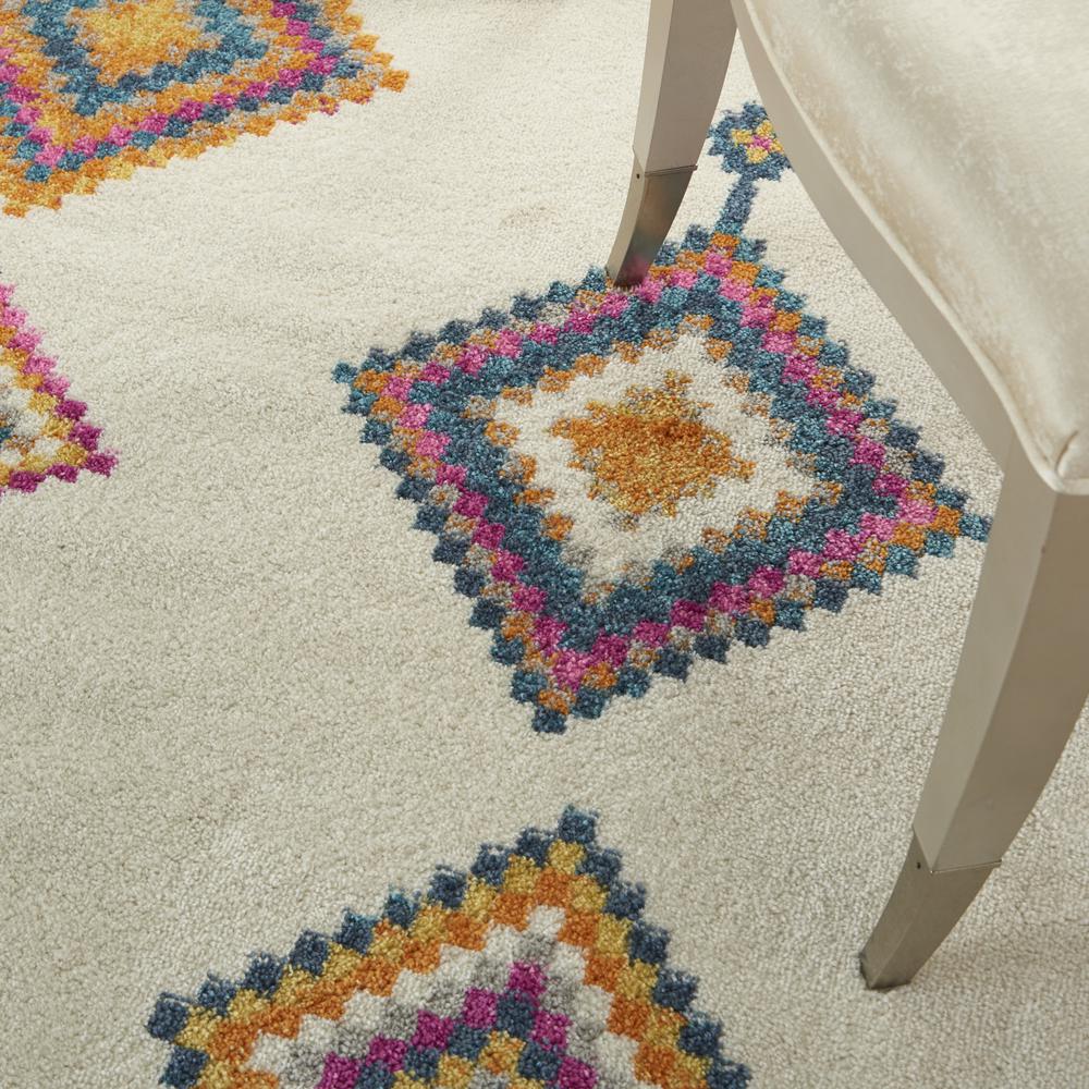 Rectangle Bohemian Machine Made Area Rug. Picture 8