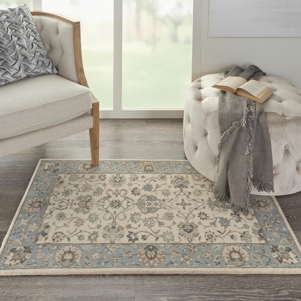 Rectangle Farmhouse Machine Made Area Rug. Picture 2