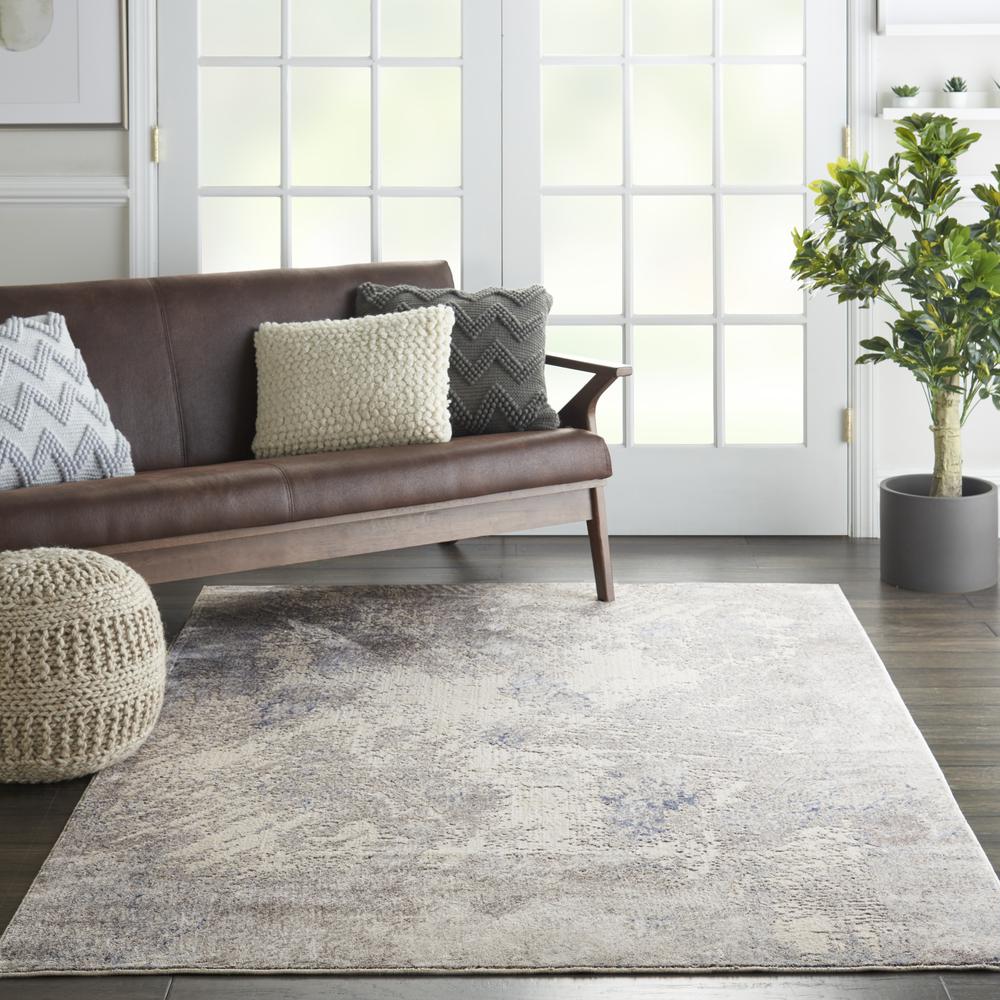 Nourison Home Sleek Textures Area Rug. Picture 3