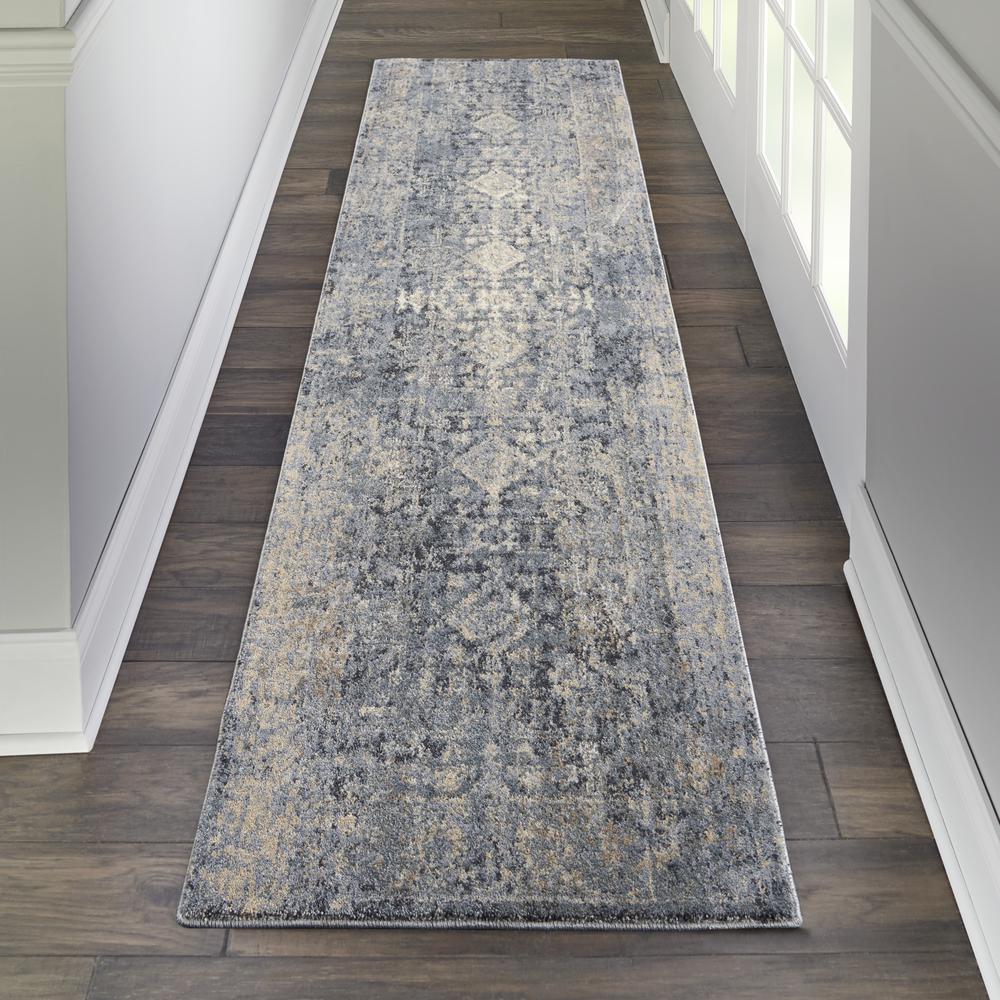 Vintage Runner Area Rug, 8' Runner. Picture 3