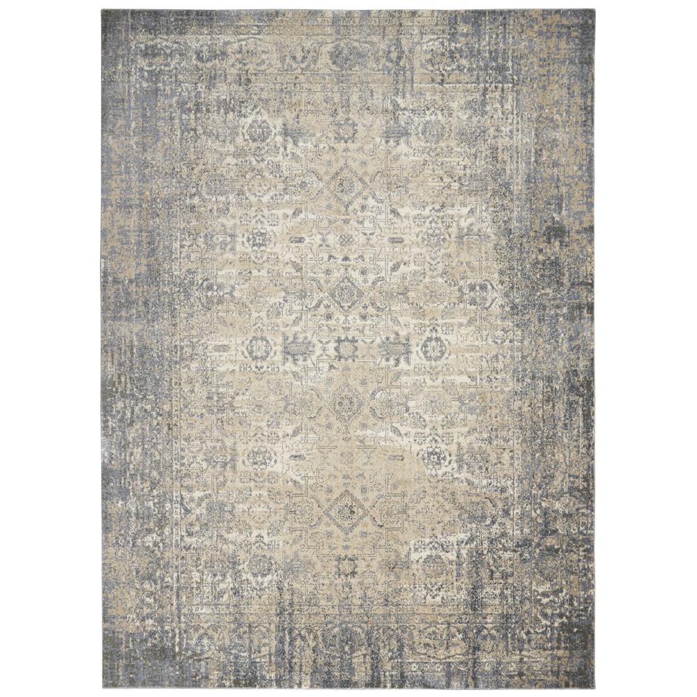 Vintage Rectangle Area Rug, 9' x 13'. Picture 1