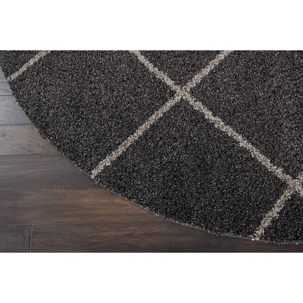Brisbane Area Rug, Charcoal, 8'2" x ROUND. Picture 3
