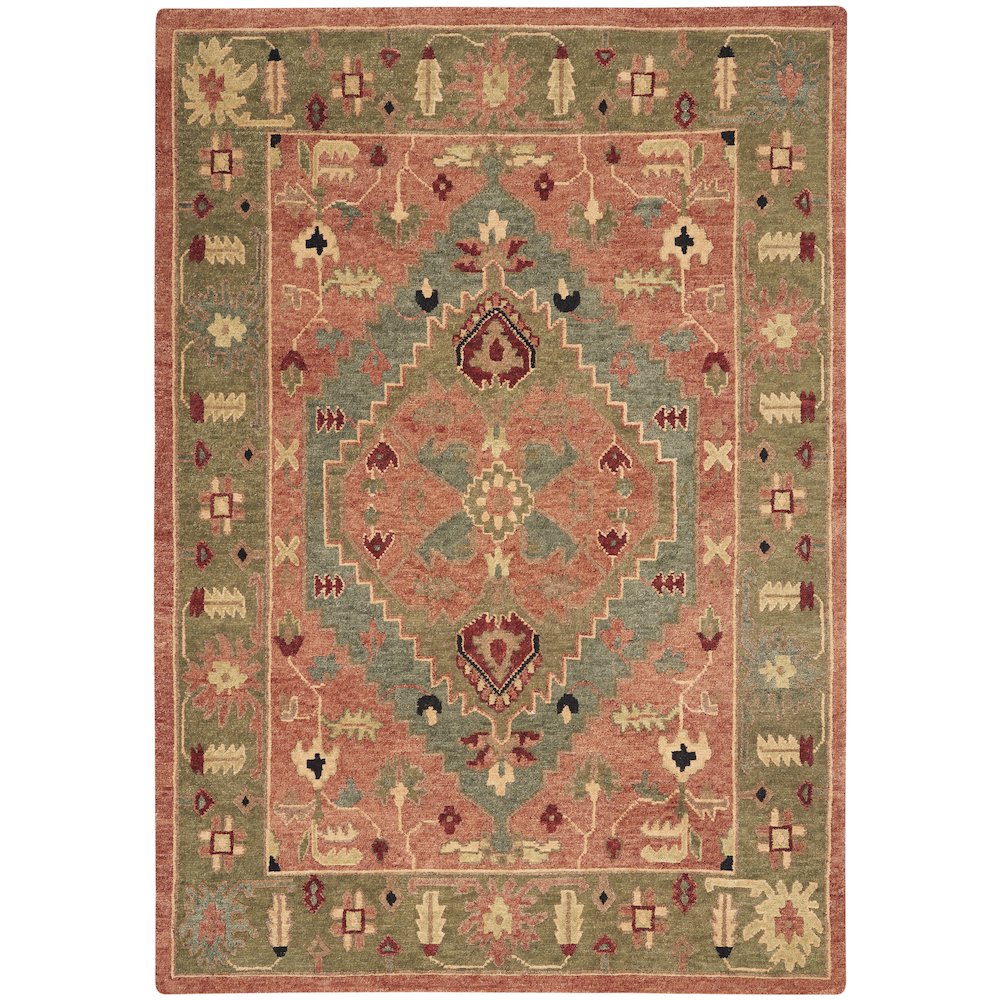 Tahoe Area Rug, Rust, 5'6" x 8'6". Picture 1