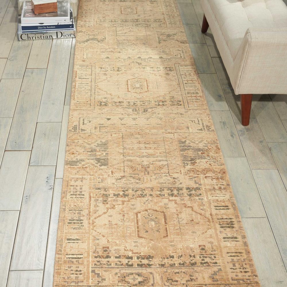 Nourison Silk Elements Beige Area Rug. Picture 2