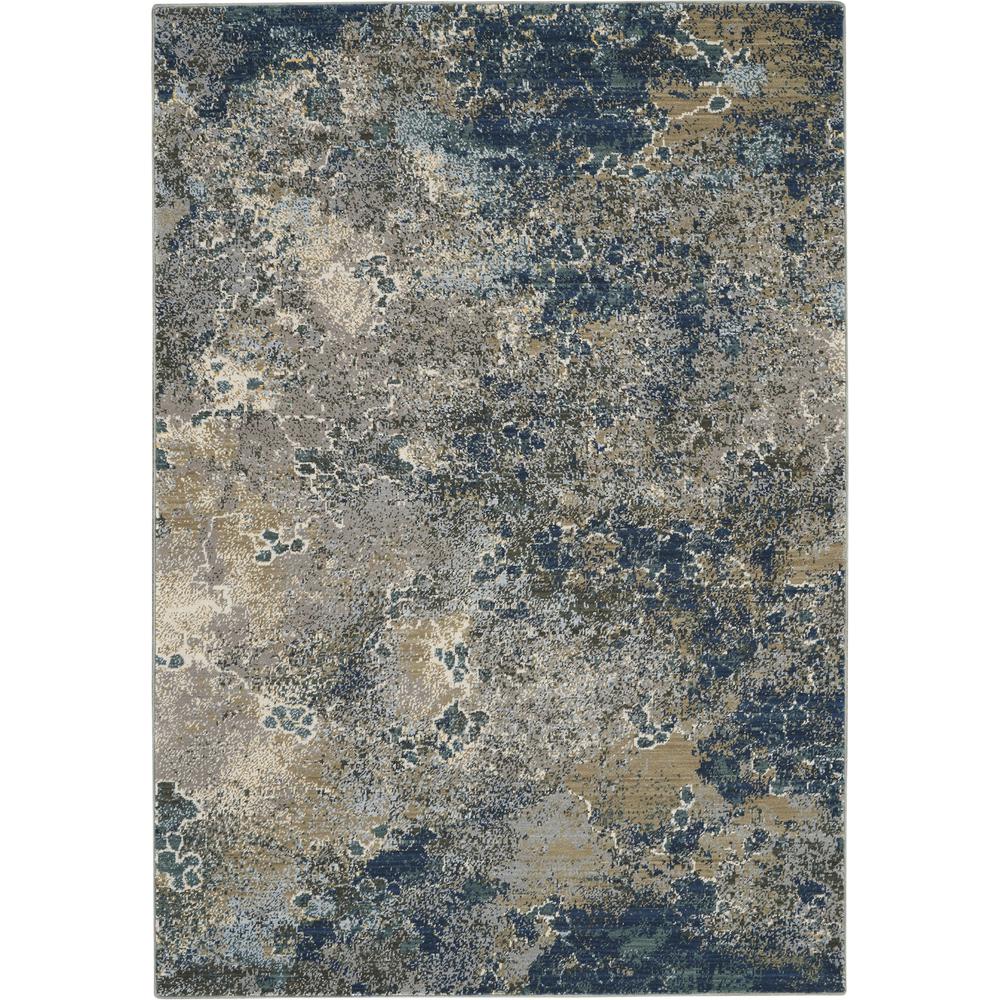 Nourison Artworks Area Rug, Blue/Grey, 5'6" x 8', ATW02. Picture 1