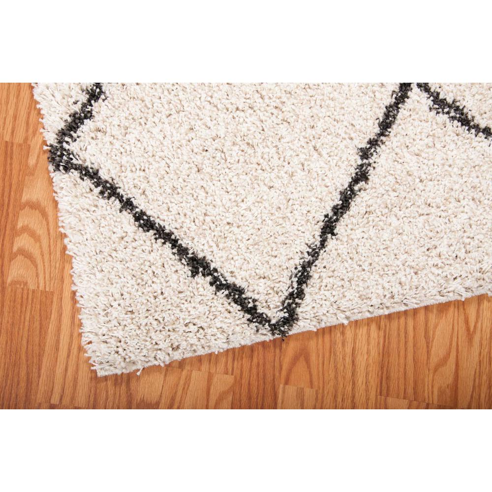 Brisbane Area Rug, Ivory/Charcoal, 8'2" x 10'. Picture 3