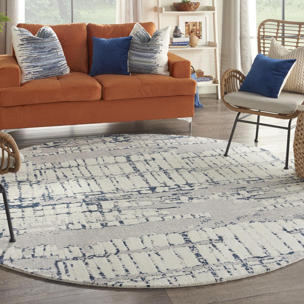 Modern Round Area Rug, 8' x Round. Picture 2