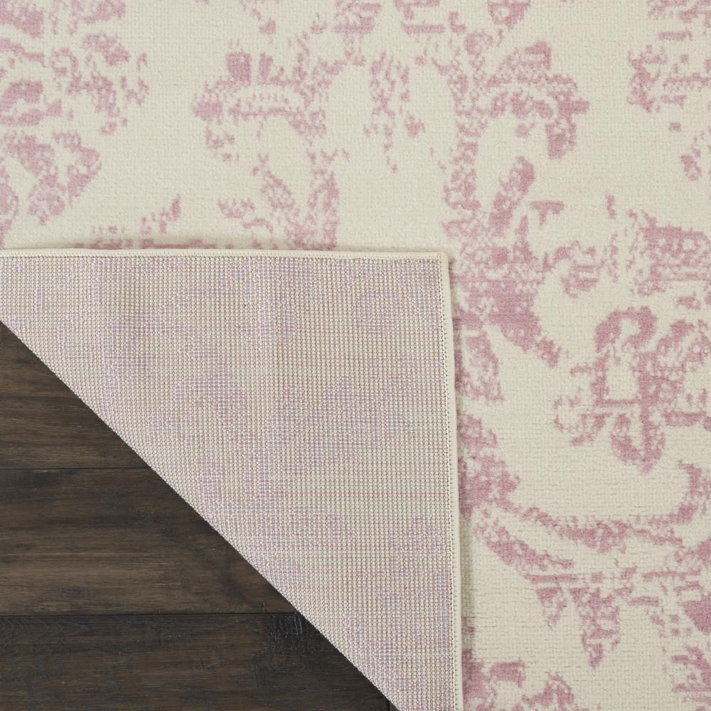 Nourison Jubilant Area Rug, 7' x 10', Ivory/Pink. Picture 3
