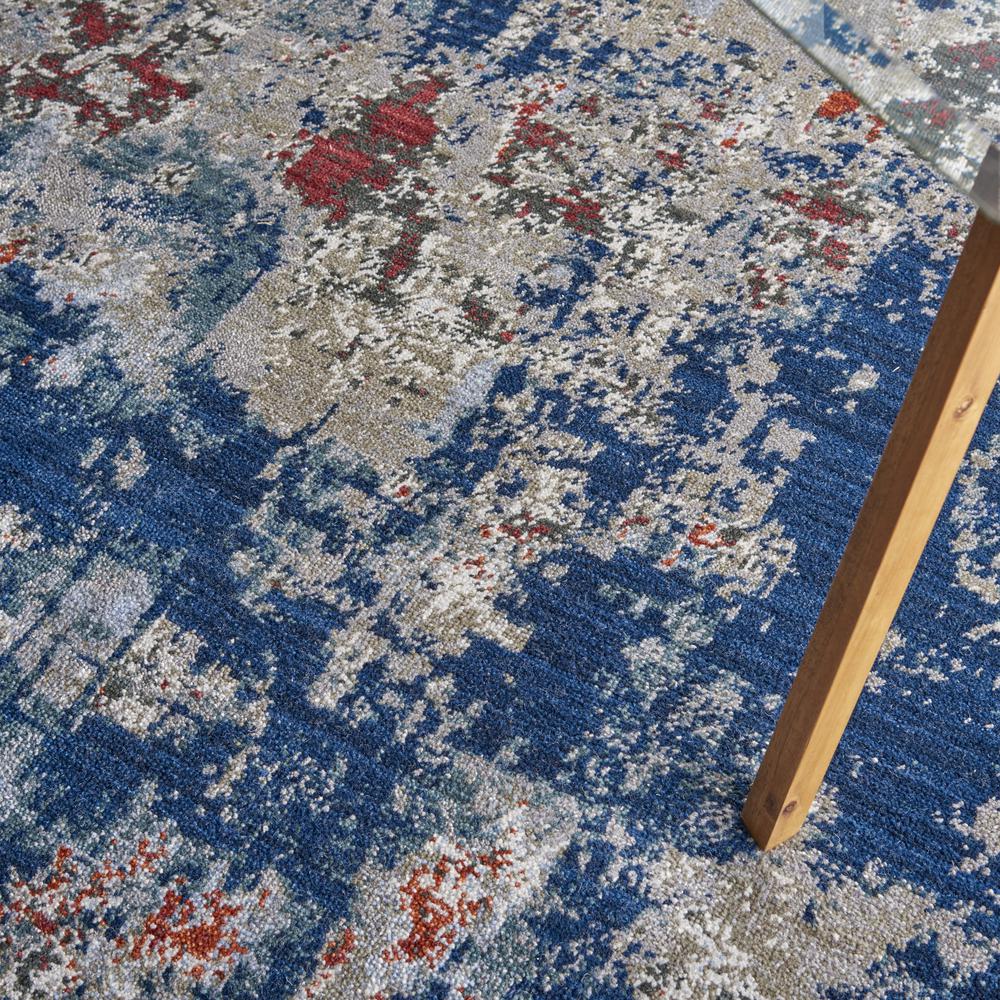Artworks Area Rug, Navy/Brick, 8'6" x 11'6". Picture 8