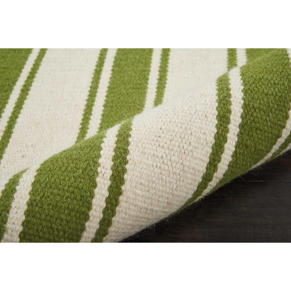 Solano Area Rug, Ivory/Green, 2'3" x 8'. Picture 4