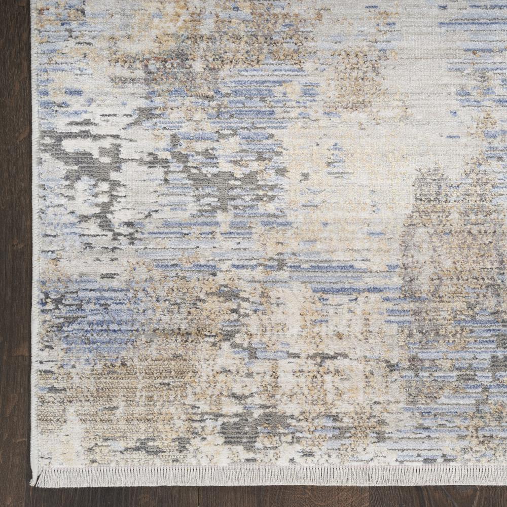 Nourison Abstract Hues Area Rug, Grey Blue 8' x 10'. Picture 4