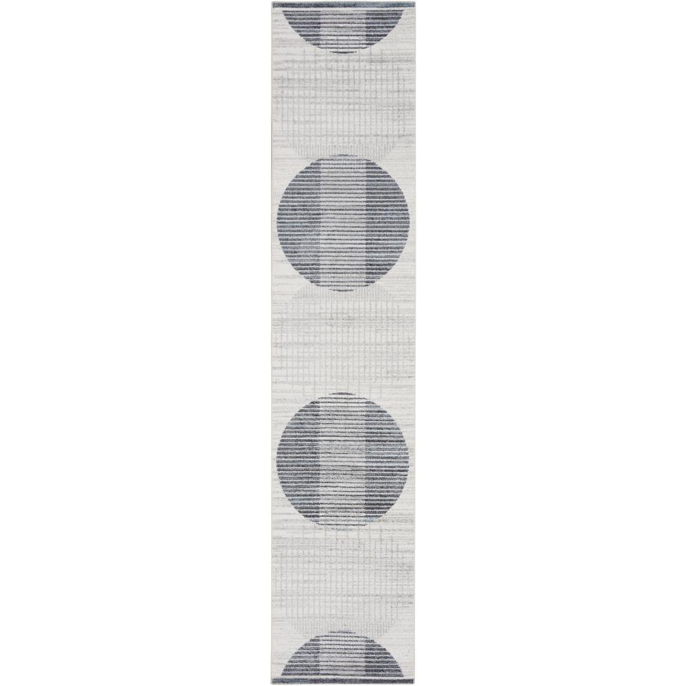 Mid-Century Modern Runner Area Rug, 12' Runner. Picture 1