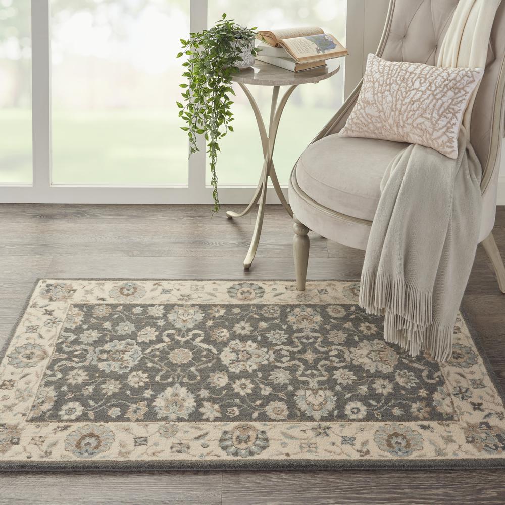 Rectangle Farmhouse Machine Made Area Rug. Picture 2