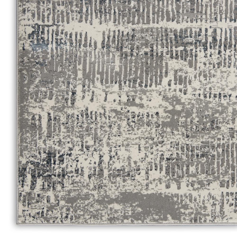 Michael Amini MA90 Uptown Area Rug, Ivory/Grey, 4' x round, UPT03. Picture 5