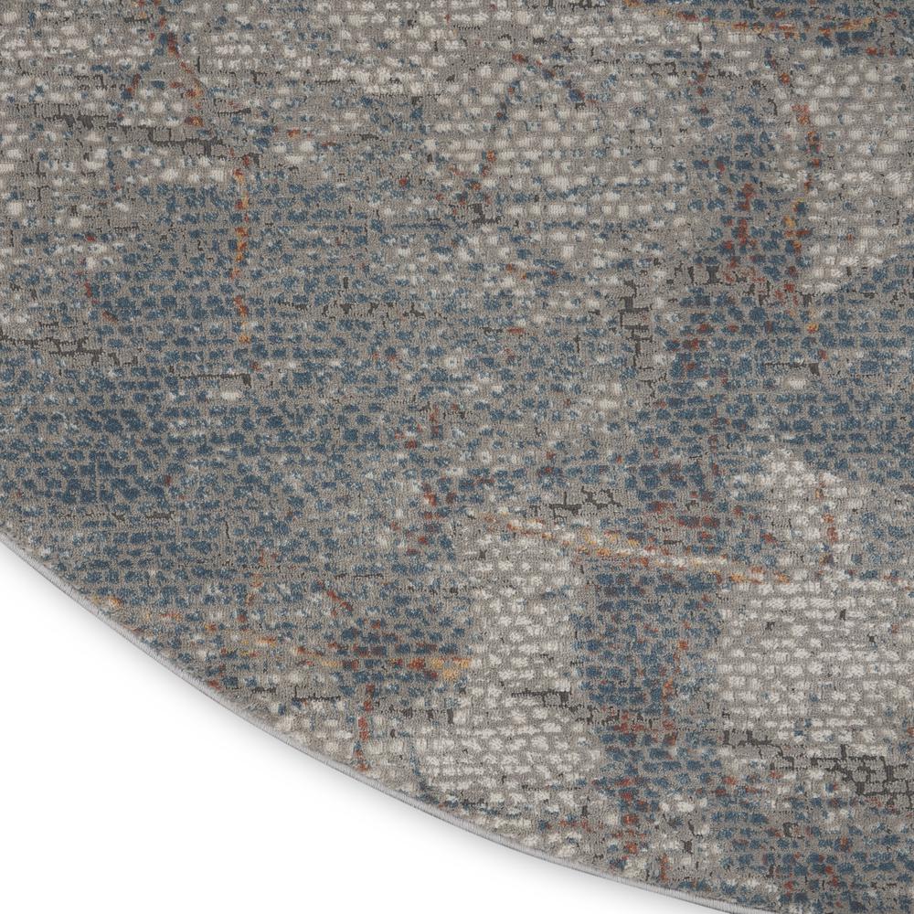 Modern Round Area Rug, 5' x Round. Picture 5
