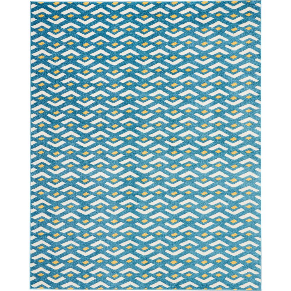 Nourison Harper Blue Kids Area Rug. Picture 1