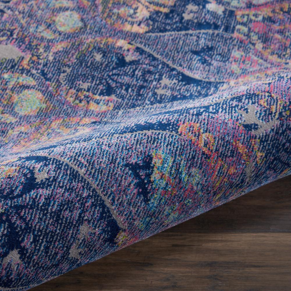 Bohemian Round Area Rug, 4' x Round. Picture 7
