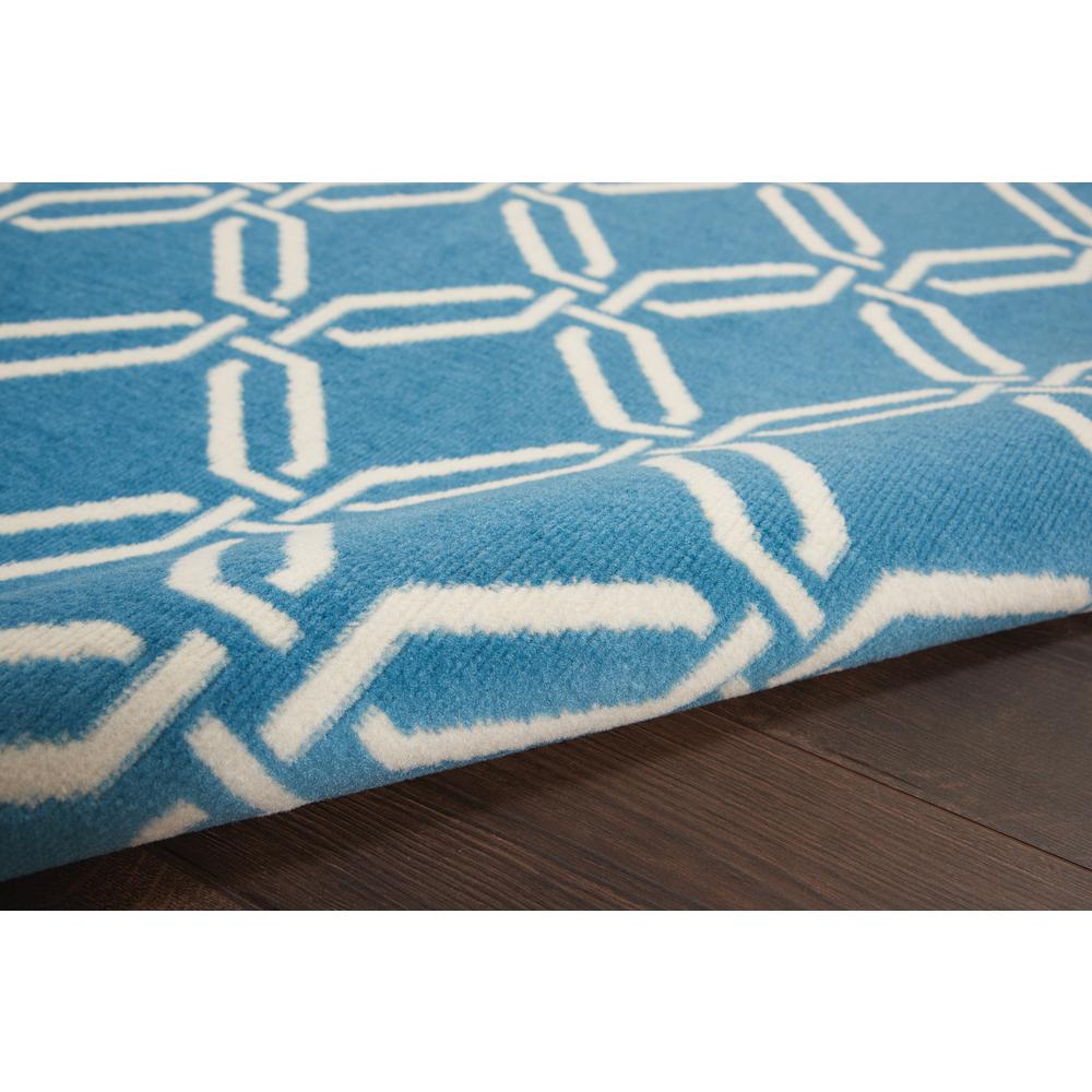 Jubilant Area Rug, Blue, 5'3" x 7'3". Picture 7