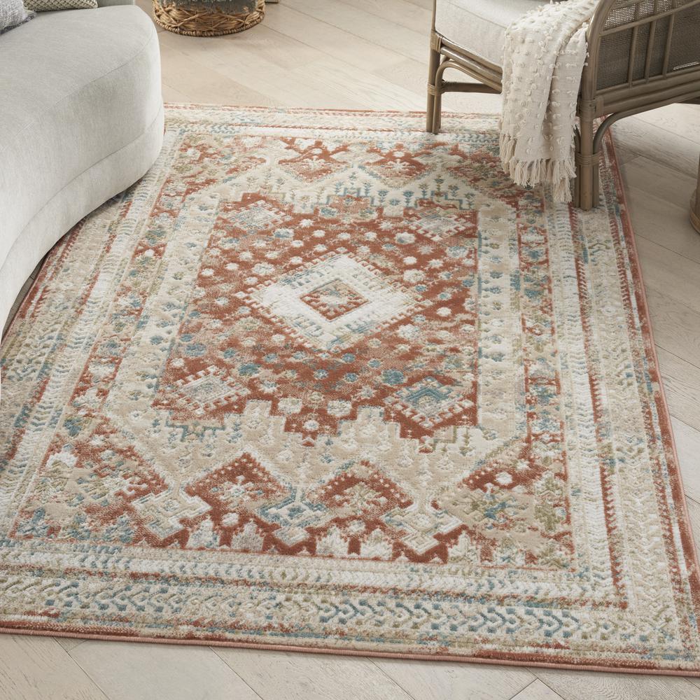 Vintage Rectangle Area Rug, 4' x 6'. Picture 3