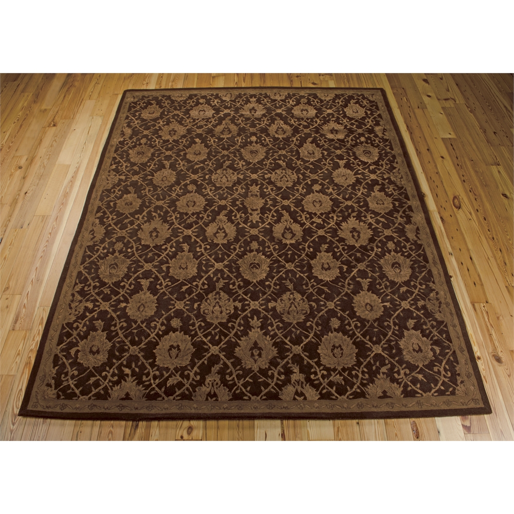 Regal Chocolate Area Rug. Picture 2