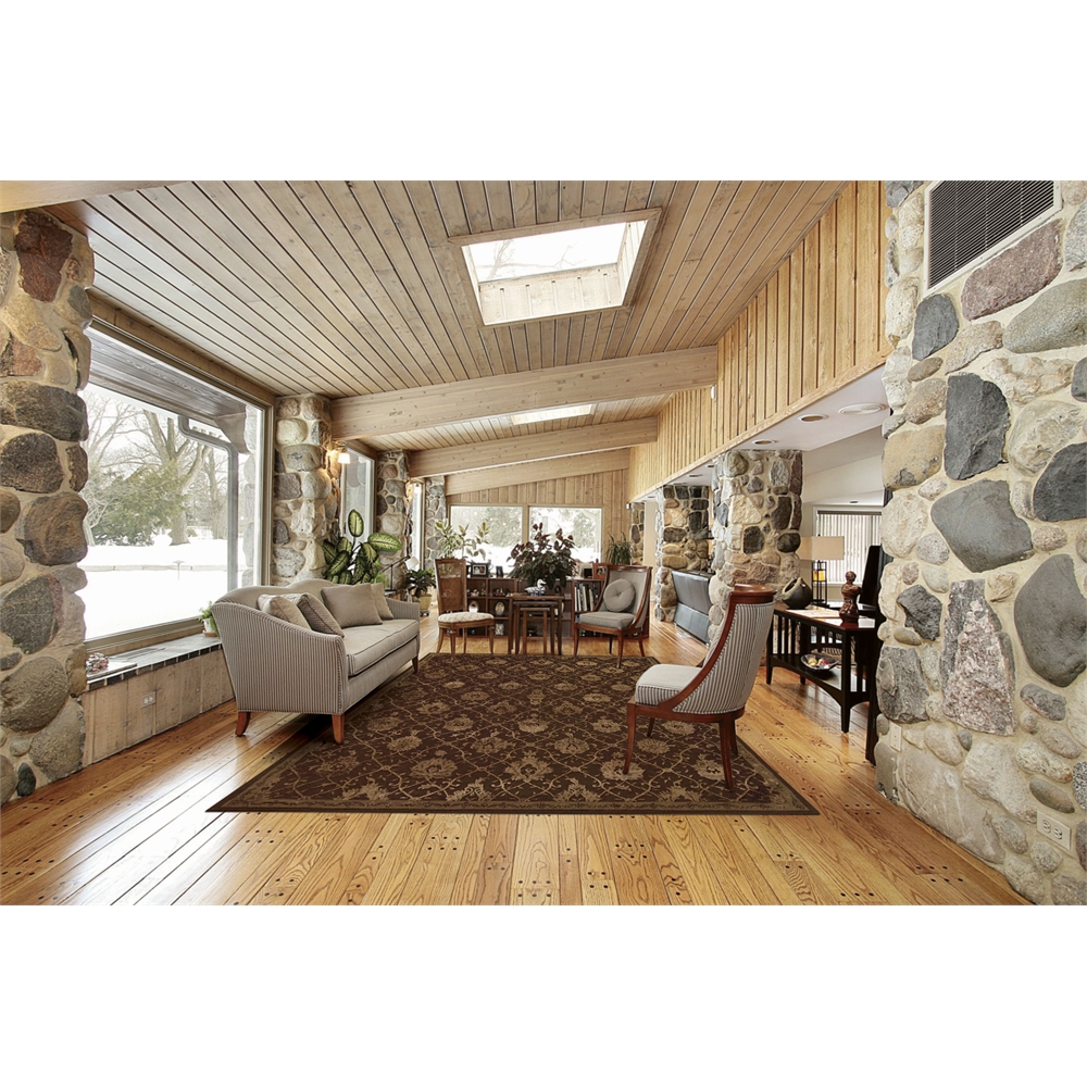 Regal Chocolate Area Rug. Picture 4