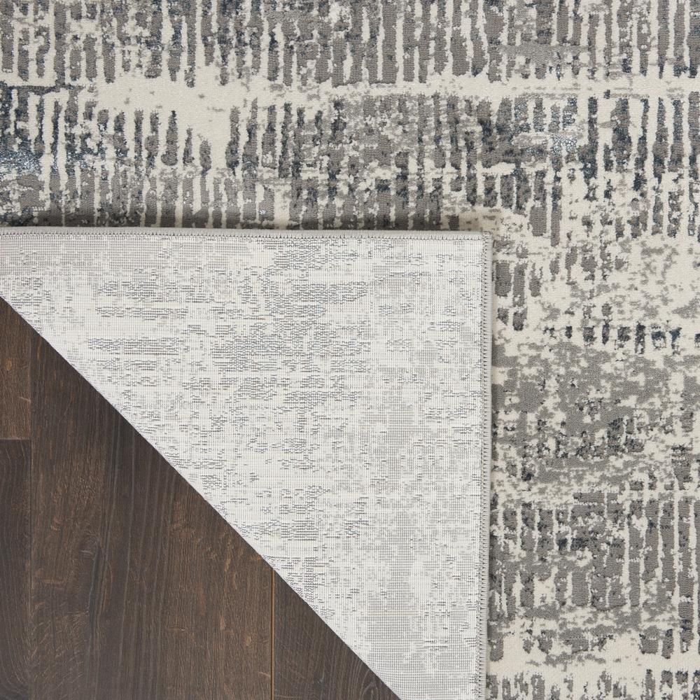 Michael Amini MA90 Uptown Area Rug, Ivory/Grey, 4' x round, UPT03. Picture 3