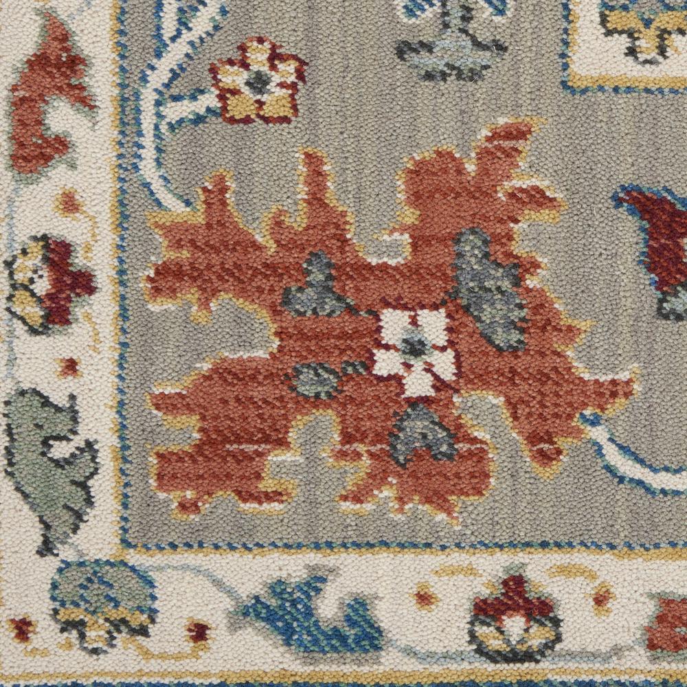 Nourison Parisa 8'6 x 11'6 Grey Area Rug. Picture 6