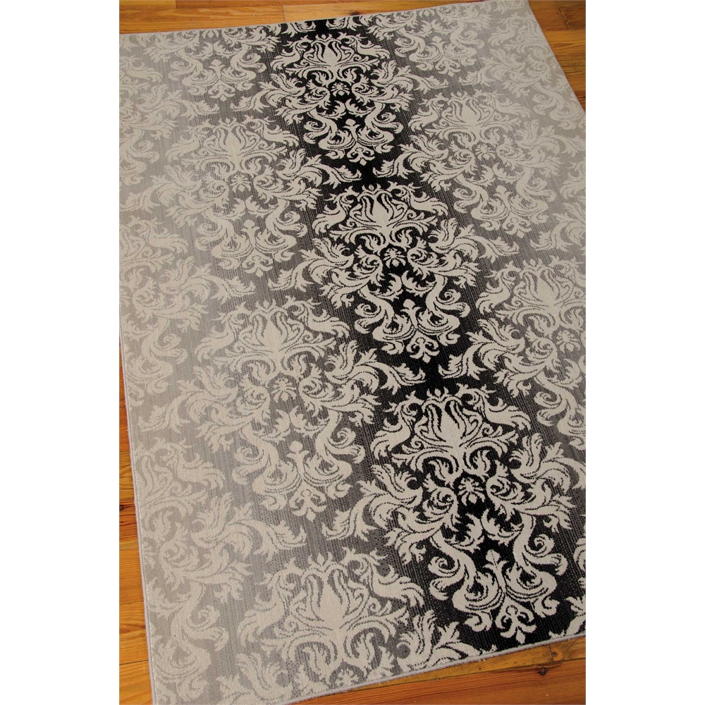 Riviera Area Rug, Charcoal, 5'3" x 7'5". Picture 3
