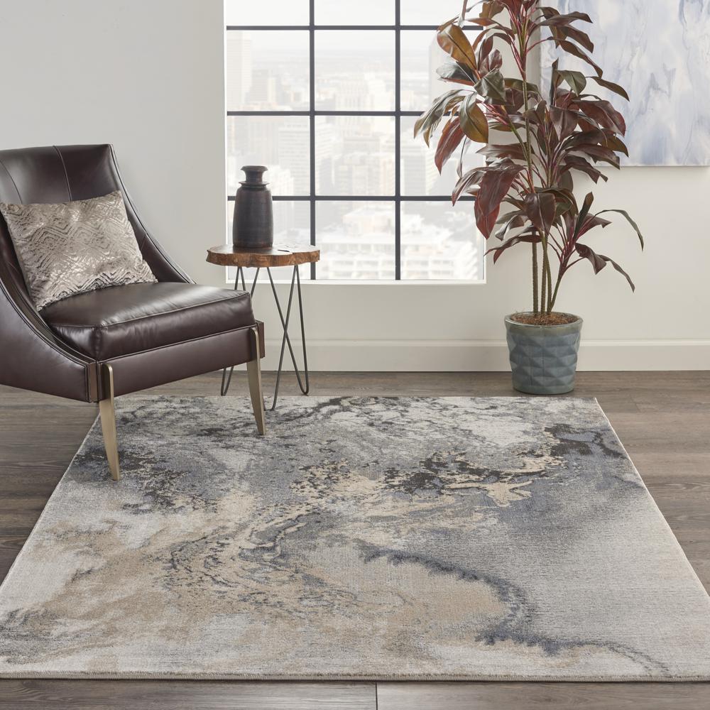 Modern Rectangle Area Rug, 5' x 7'. Picture 2