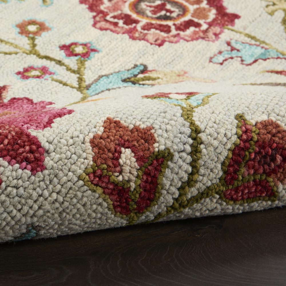 BAH04 Bahari Grey/Multi Area Rug- 5' x 7'. Picture 7