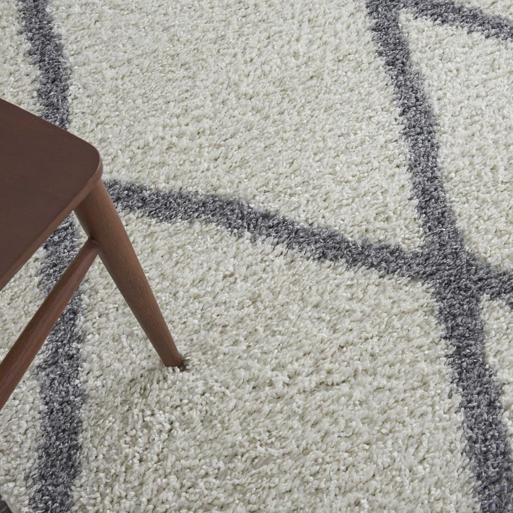 SHI02 Shangri-La Ivory/Light Grey Area Rug- 8' x 10'. Picture 8