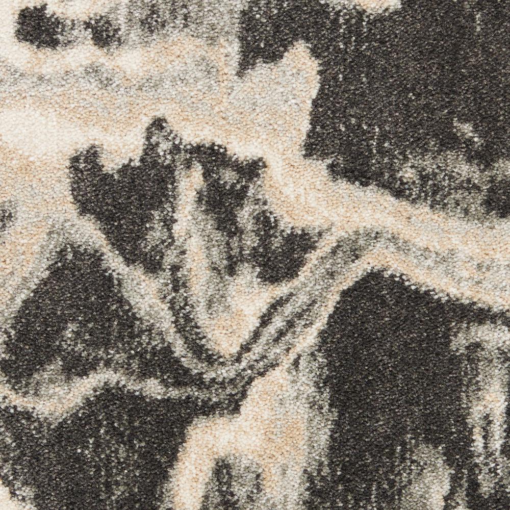 Nourison Home Elegance FAR01 Grey and White 5'x7' Contemporary Area Rug. Picture 7