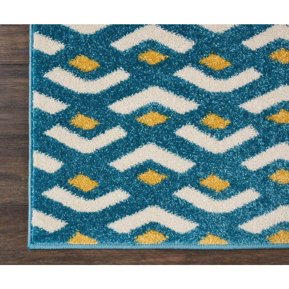 Nourison Harper Blue Kids Area Rug. Picture 3