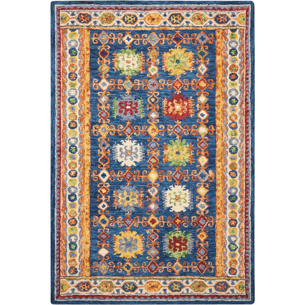 Bohemian Rectangle Area Rug, 5' x 8'. Picture 1