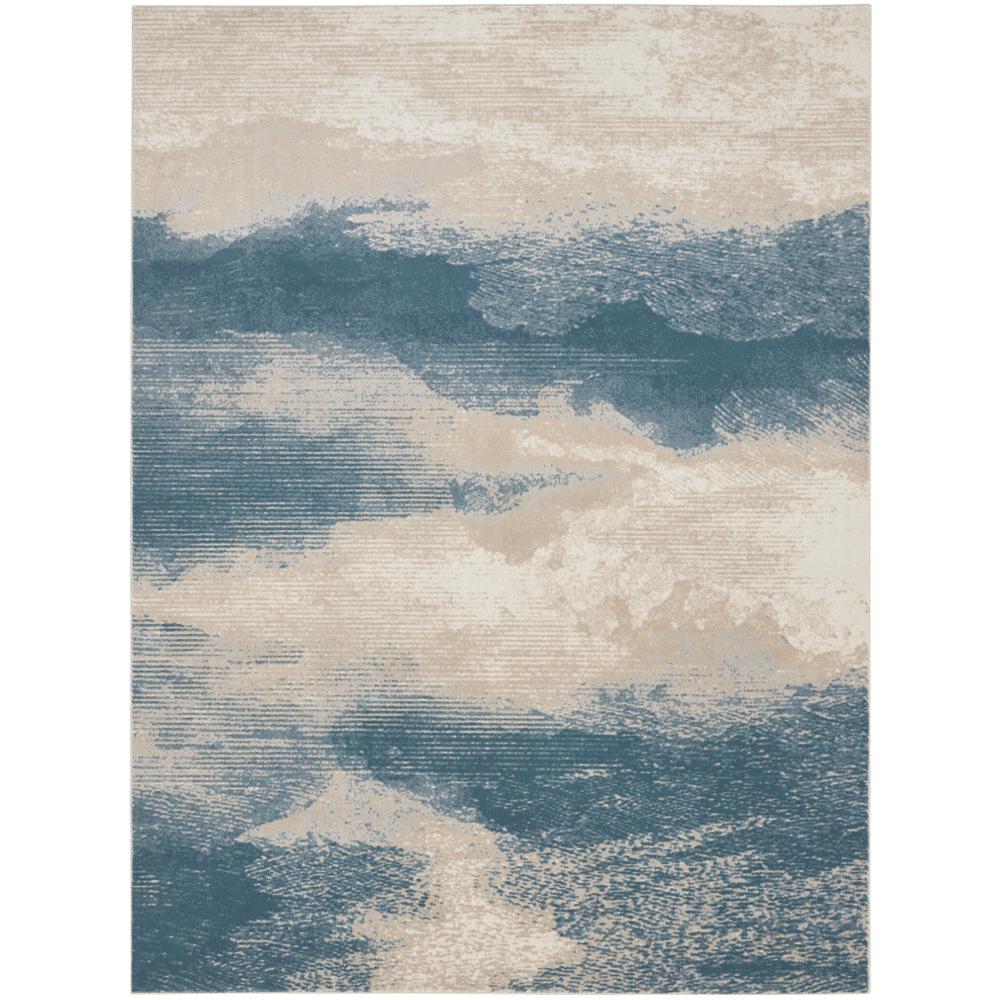 Modern Rectangle Area Rug, 9' x 13'. Picture 1