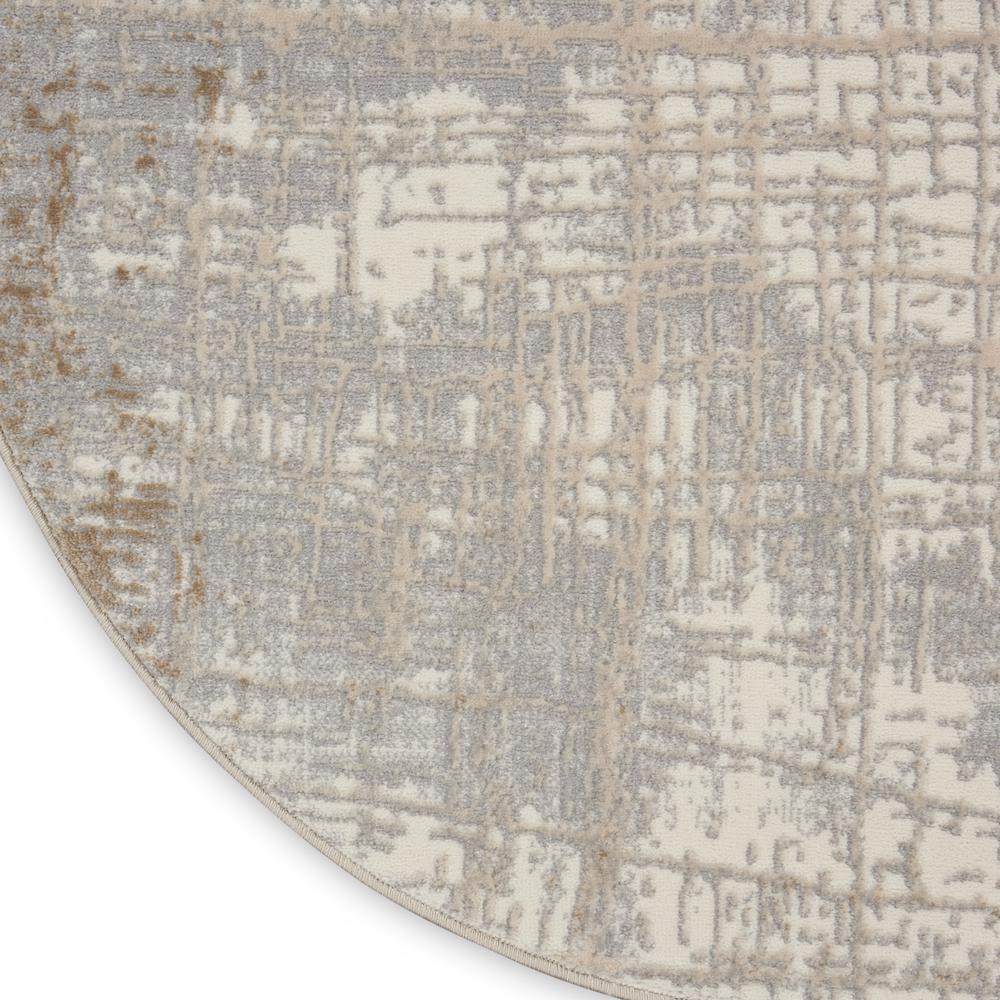 Modern Round Area Rug, 4' x Round. Picture 4