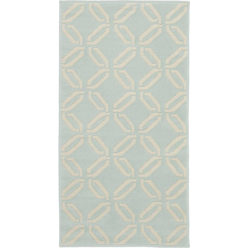 Coastal, Nautical & Beach Rectangle Area Rug, 2' x 4'. Picture 1