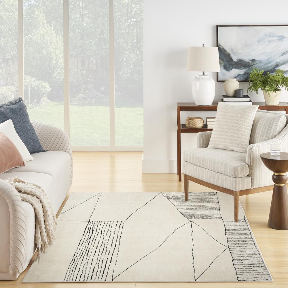 Scandinavian Rectangle Area Rug, 5' x 7'. Picture 10