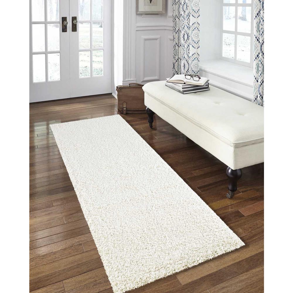 Shag Runner Area Rug, 8' Runner. Picture 2
