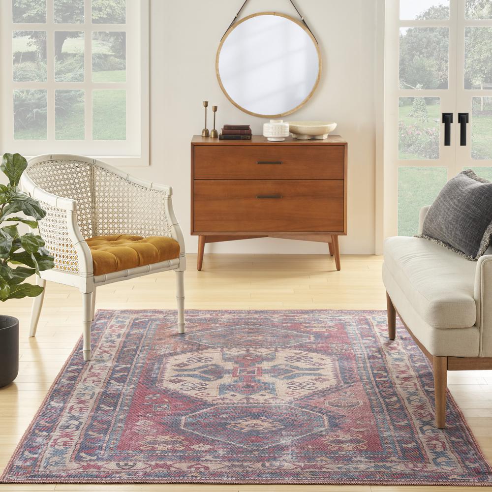 Vintage Rectangle Area Rug, 6' x 9'. Picture 9