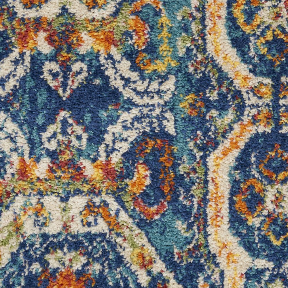 ALR05 Allur Blue Multicolor Area Rug- 5'3" x 7'3". Picture 5