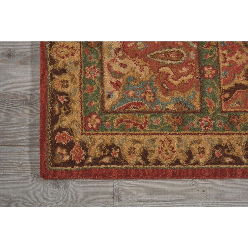 Rectangle Traditional Machine Made Area Rug. Picture 3