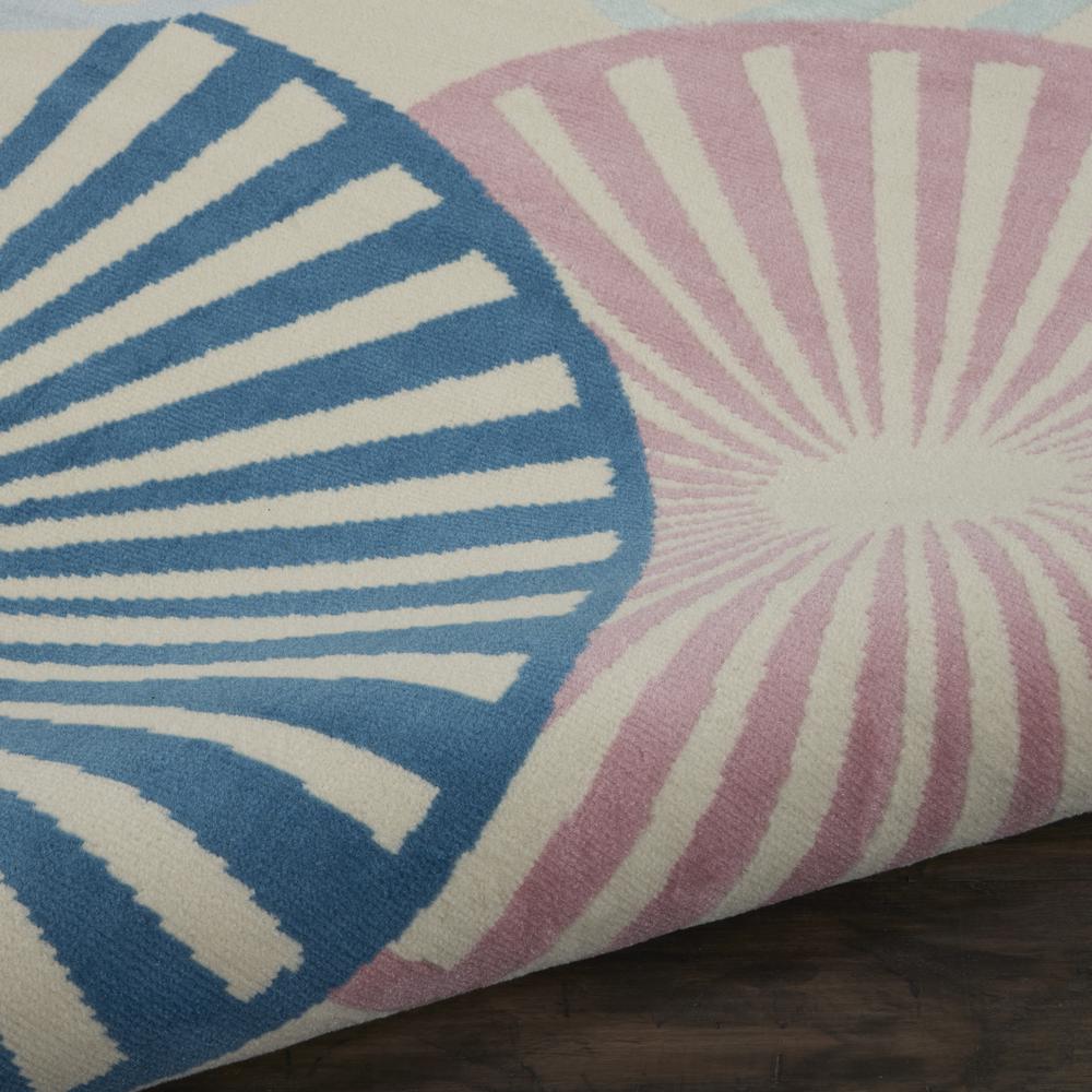 GRF20 Grafix Ivory/Multi Area Rug- 8' x ROUND. Picture 7