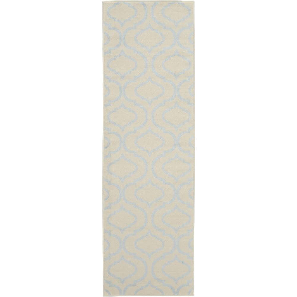 Contemporary Runner Area Rug, 7' Runner. Picture 1