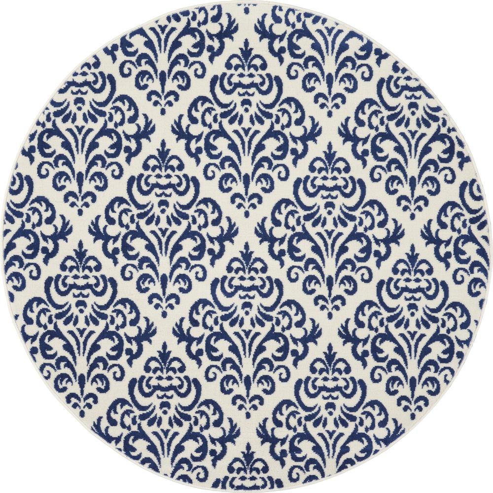 Transitional Round Area Rug, 5' x Round. Picture 1