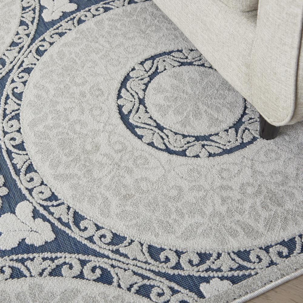 CLA03 Calobra Blue Area Rug- 5'3" x 7'3". Picture 8